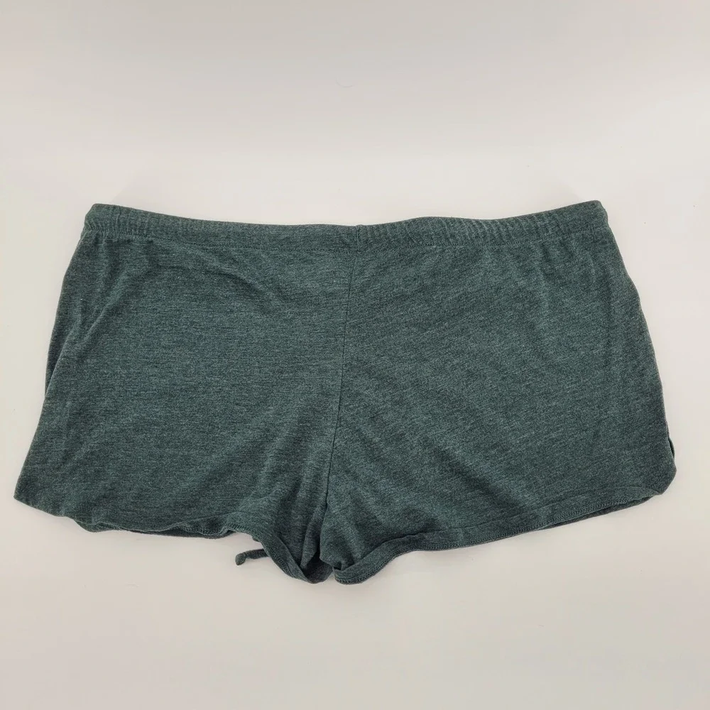 NFL Team Apparel Sleep Shorts Womens Large Green Green Bay Packers Drawstring‎